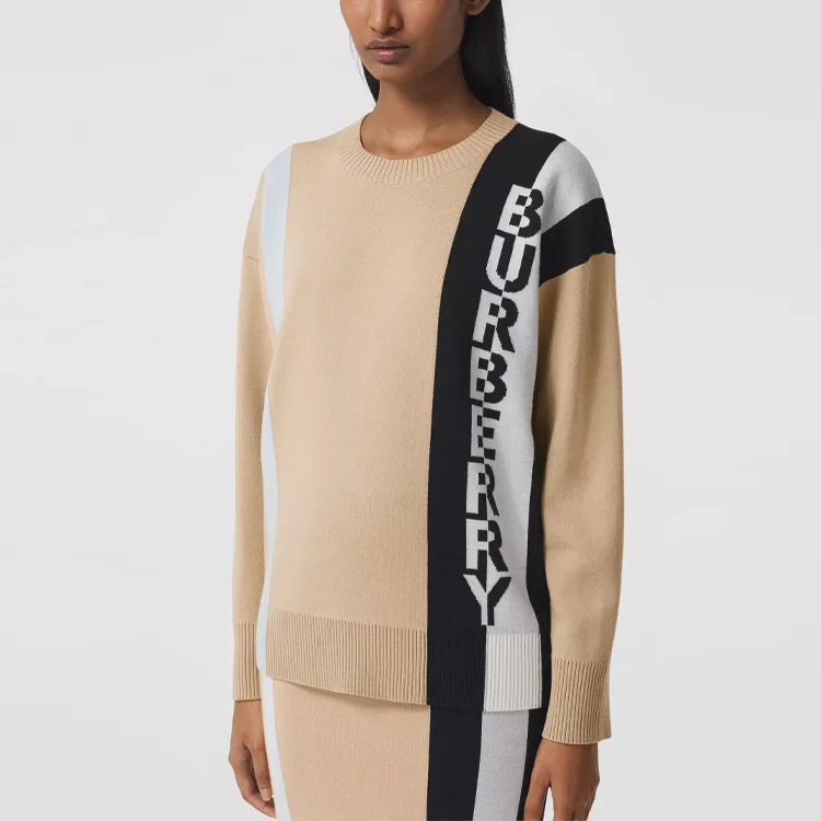 Burberry Knitwear Women's Soft Yellow Brown-3