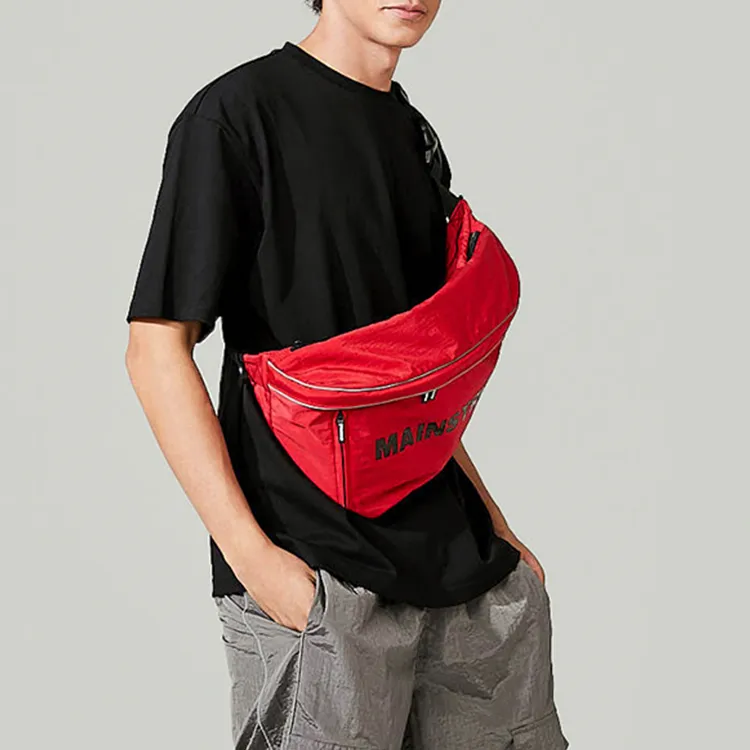Subtle Fabric Sling Bag Medium Size Unisex Multicolor-3