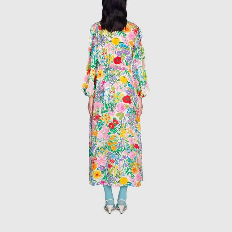 GUCCI Epilogue Series Long-Sleeved Dresses Women's Multicolor-2