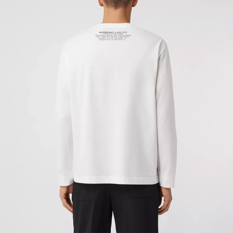 Burberry T Shirts Men White-3