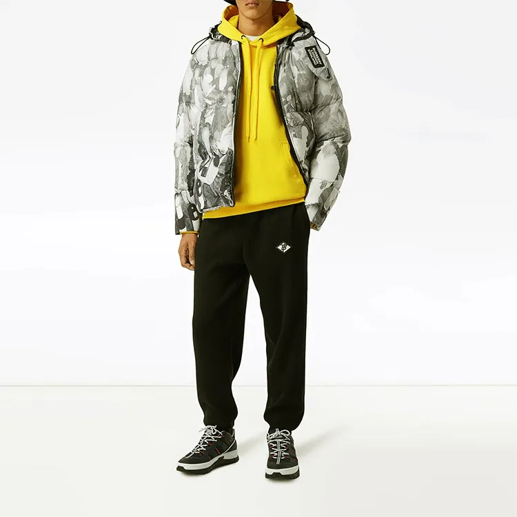 Burberry Sweatshirts Men Yellow-2