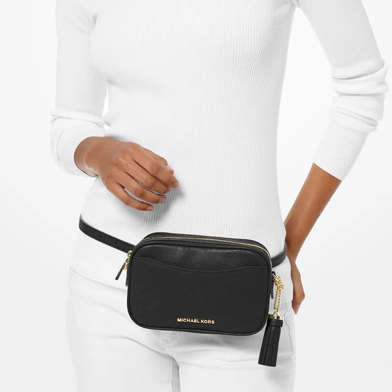 MICHAEL KORS MICHAEL KORS Luggage Collection Cow Leather Camera Bags Crossbody Bag Shoulder Bag Regular Women's Black-3