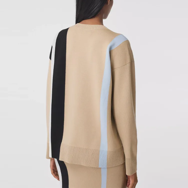 Burberry Knitwear Women's Soft Yellow Brown-4