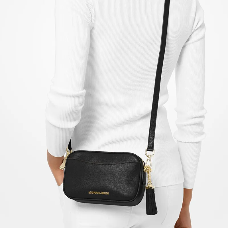 MICHAEL KORS MICHAEL KORS Luggage Collection Cow Leather Camera Bags Crossbody Bag Shoulder Bag Regular Women's Black-4
