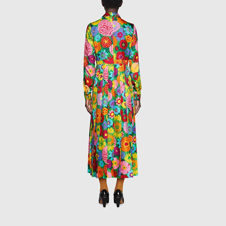 GUCCI Epilogue Series Long-Sleeved Dresses Women's Multicolor-3