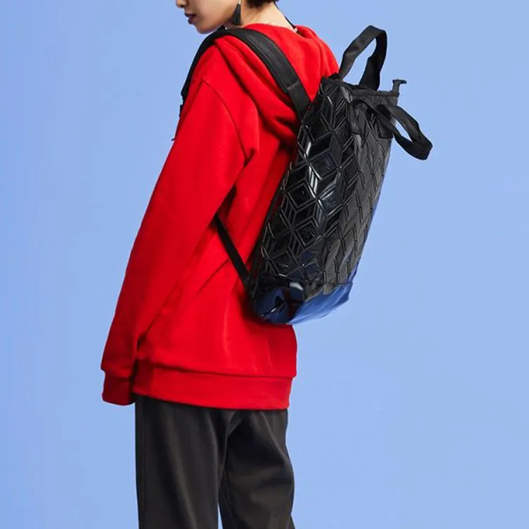 Adidas Originals Polyurethane Handbag Backpack Unisex Black-3