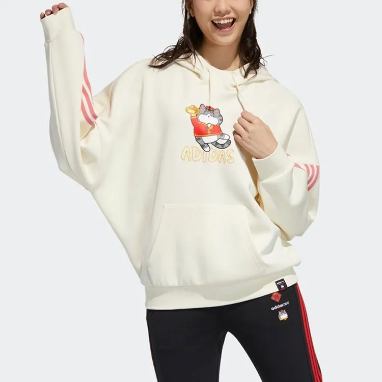 My King Mansleep X Adidas Neo Sweatshirts Women's Ivory-1