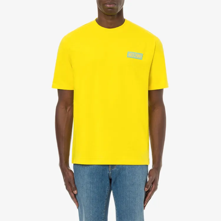 MOSCHINO T-Shirts Men Yellow-1