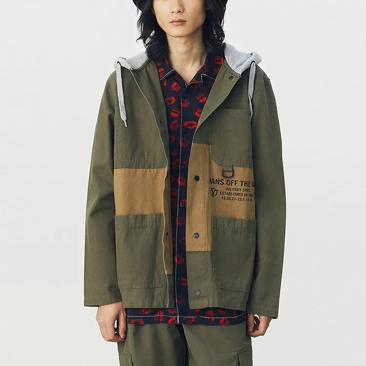 Vans Jackets Men Army Green-5