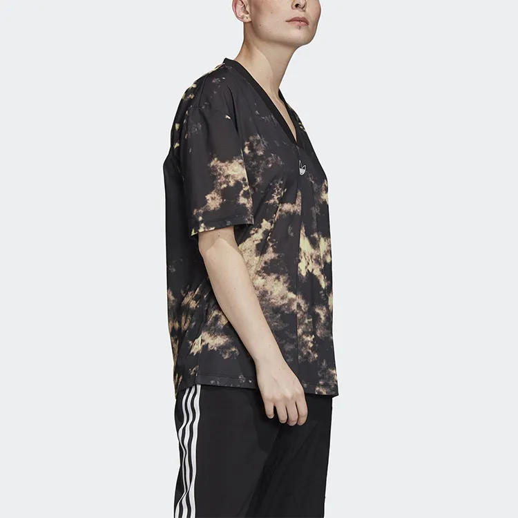 Adidas Originals Drop Shoulder Sleeve T Shirt Women's Multicolor-4