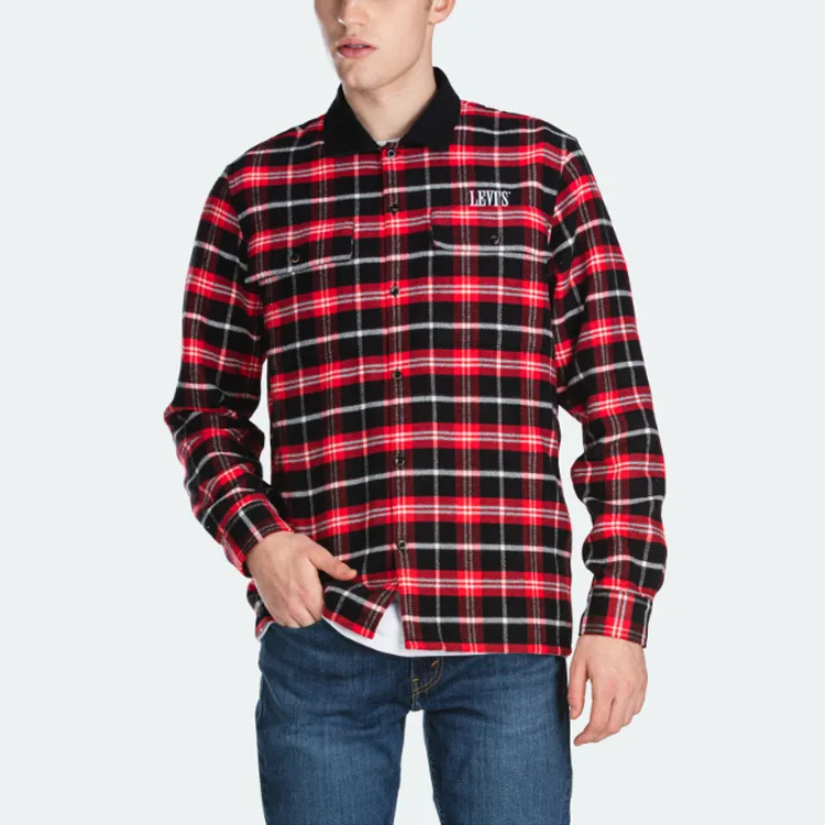 Levis Shirts Men Red-5