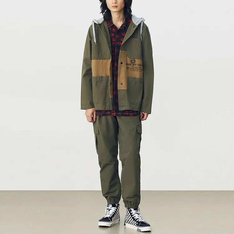 Vans Jackets Men Army Green-3