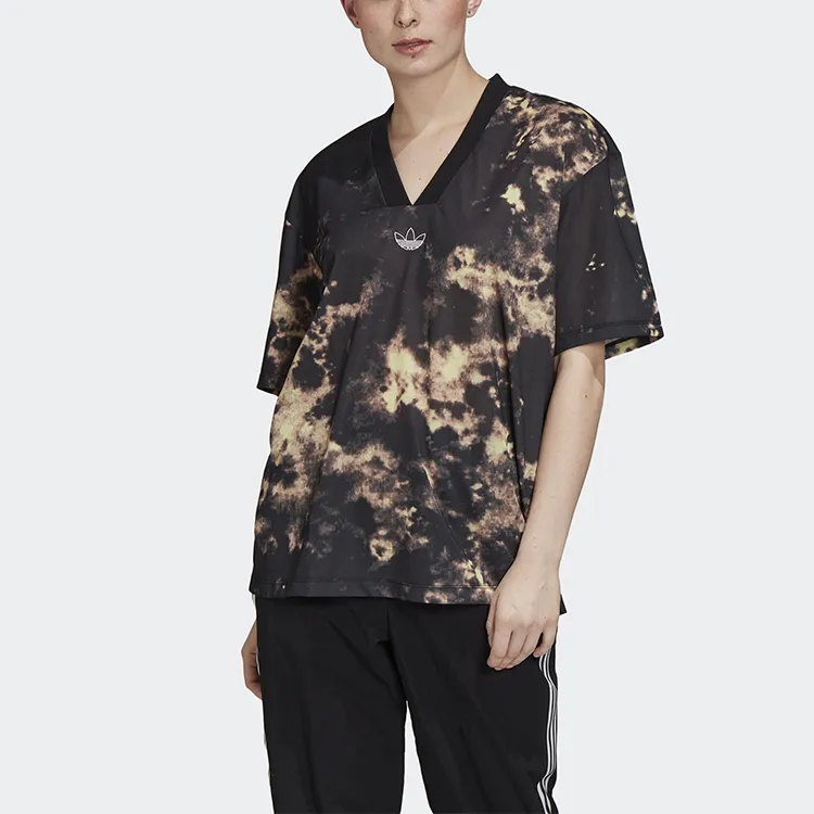 Adidas Originals Drop Shoulder Sleeve T Shirt Women's Multicolor-5