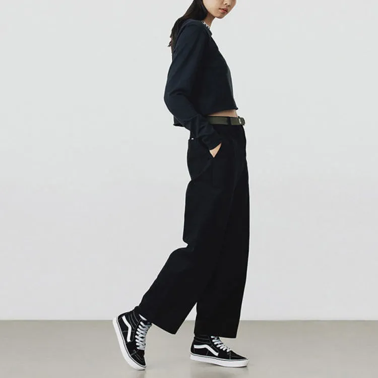 Vans Crop Tops Women's Black-6