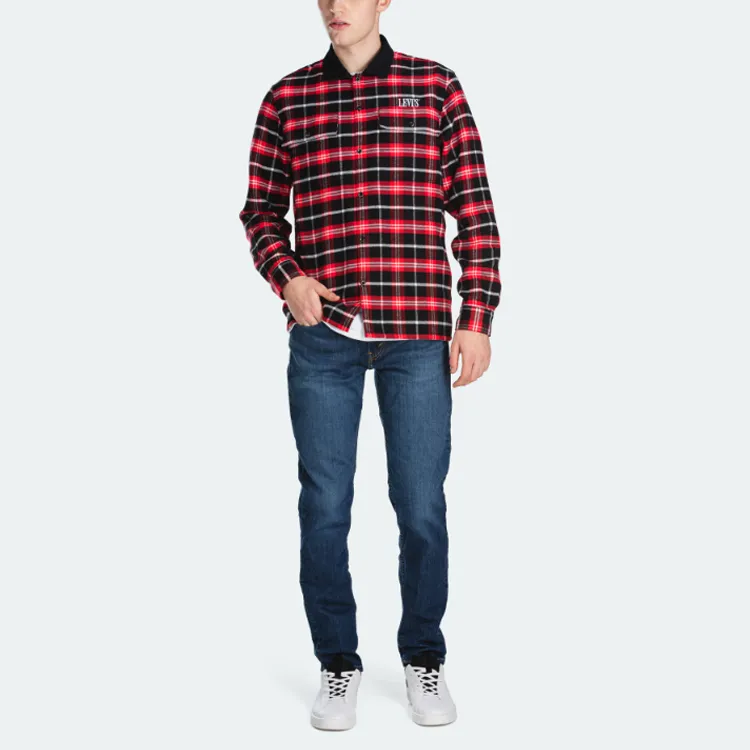 Levis Shirts Men Red-2