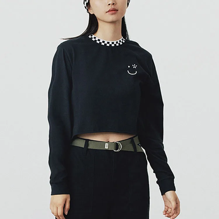 Vans Crop Tops Women's Black-2