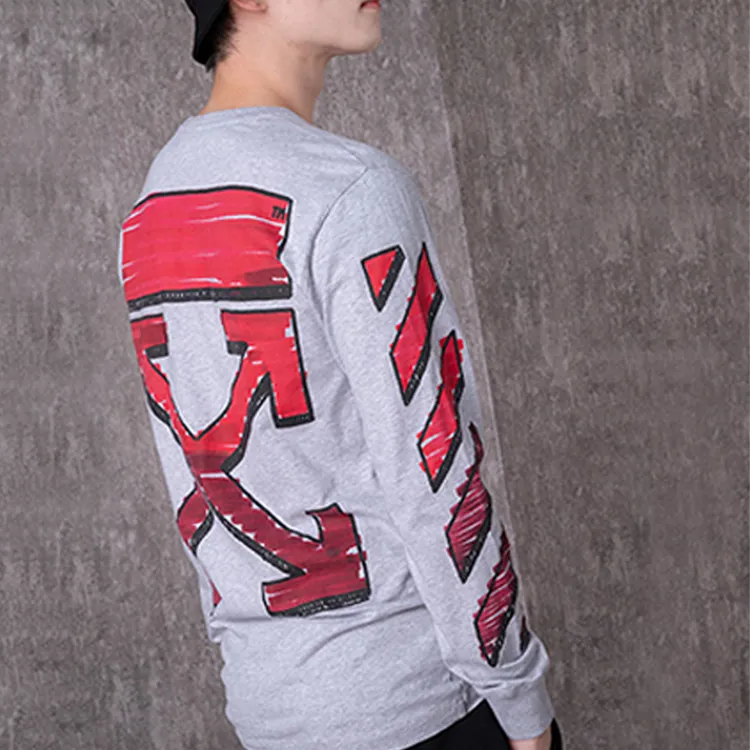 OFF WHITE Marker Arrows Long Sleeve T Shirt-5