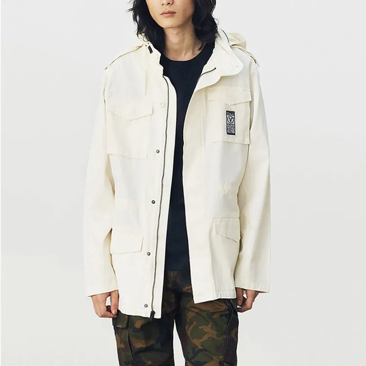Vans Jackets Men White-3