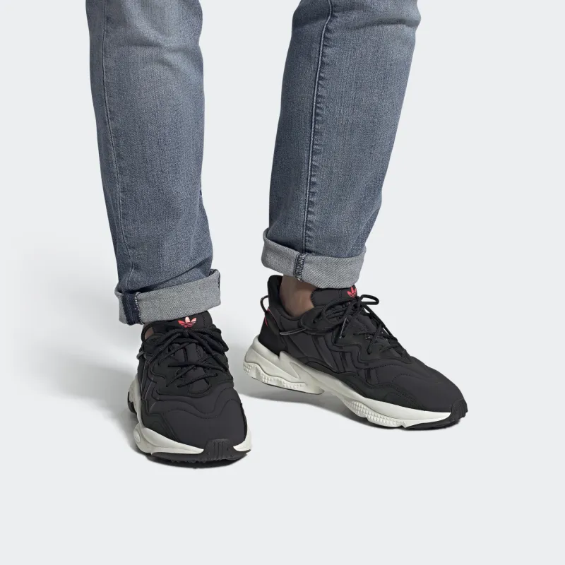Ozweego Adidas Originals 'Black Signal Pink'-6