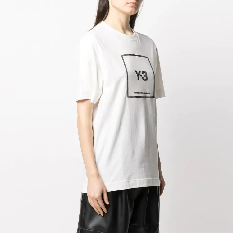 Y 3 T Shirts Unisex White-3