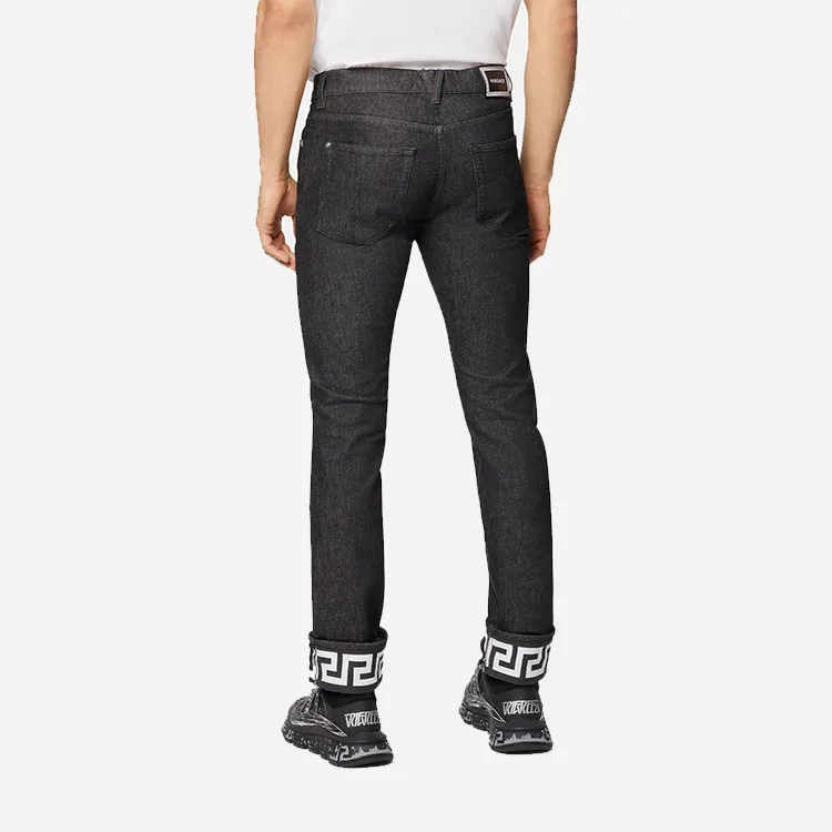 VERSACE Greca Denim Jeans-5