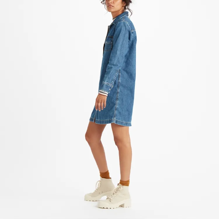 Levis Shirts Women's Denim Blue-4
