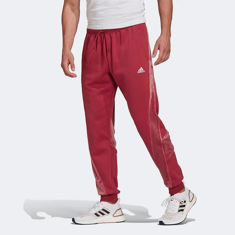 Adidas Knitted Sweatpants Men Bright Pink-1