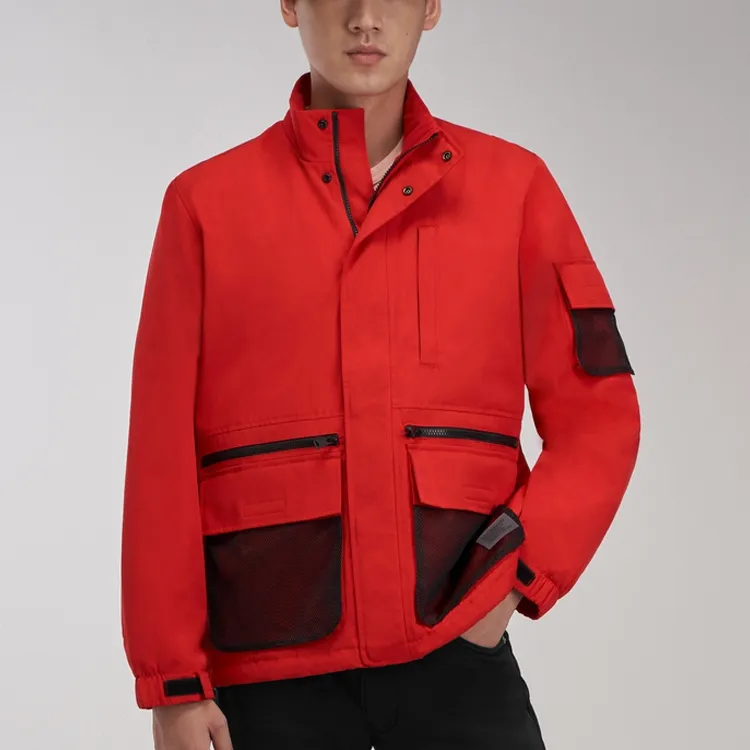 Levis Jackets Men Red-3