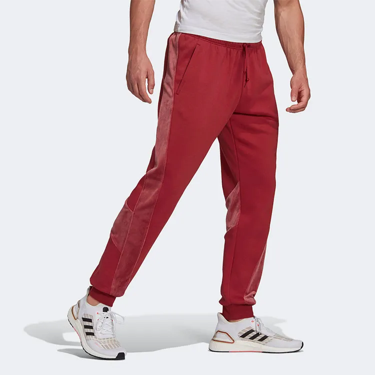 Adidas Knitted Sweatpants Men Bright Pink-2