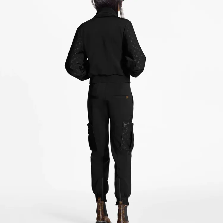 LOUIS VUITTON 2020s Monogram Eclipse pattern Jacket-3