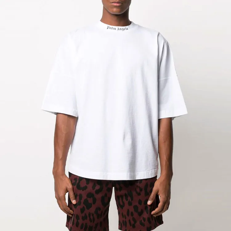 PALM ANGELS Logo print T shirt-1