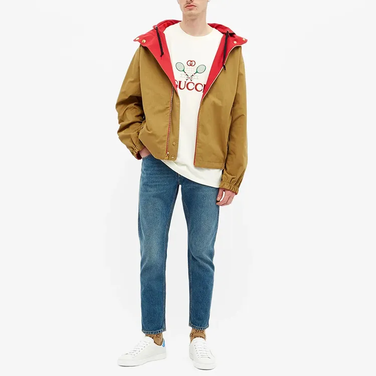 GUCCI Jackets Men Red-1