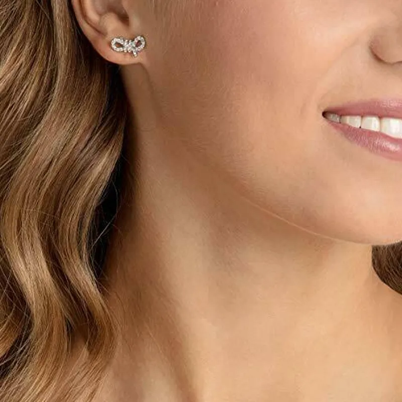 Swarovski Lifelong Bow Earrings Women's-1