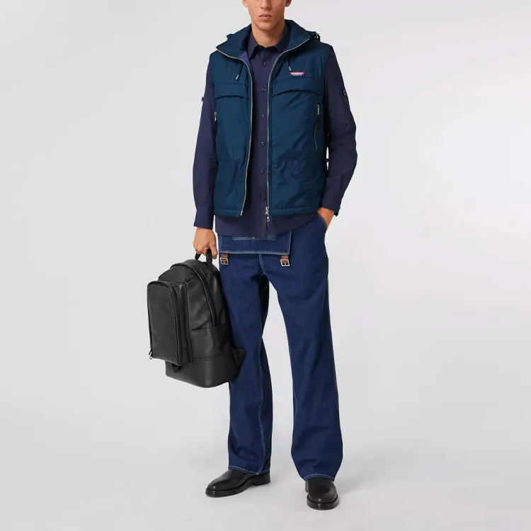Burberry Vests Men Ink Blue-1