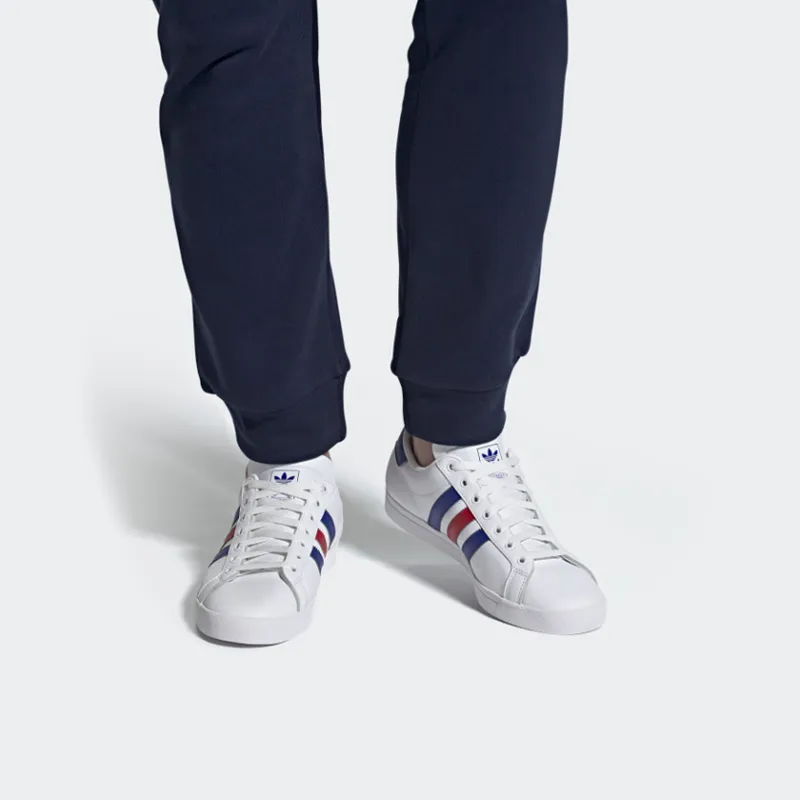 Adidas Coast Star 'White Royal Scarlet'-6