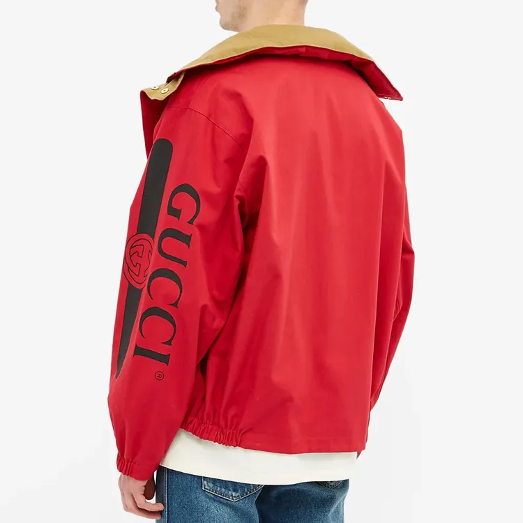GUCCI Jackets Men Red-4