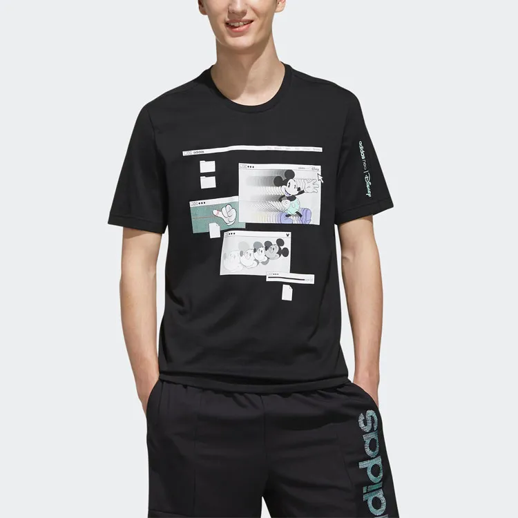 Adidas Neo T Shirts Men Black-2