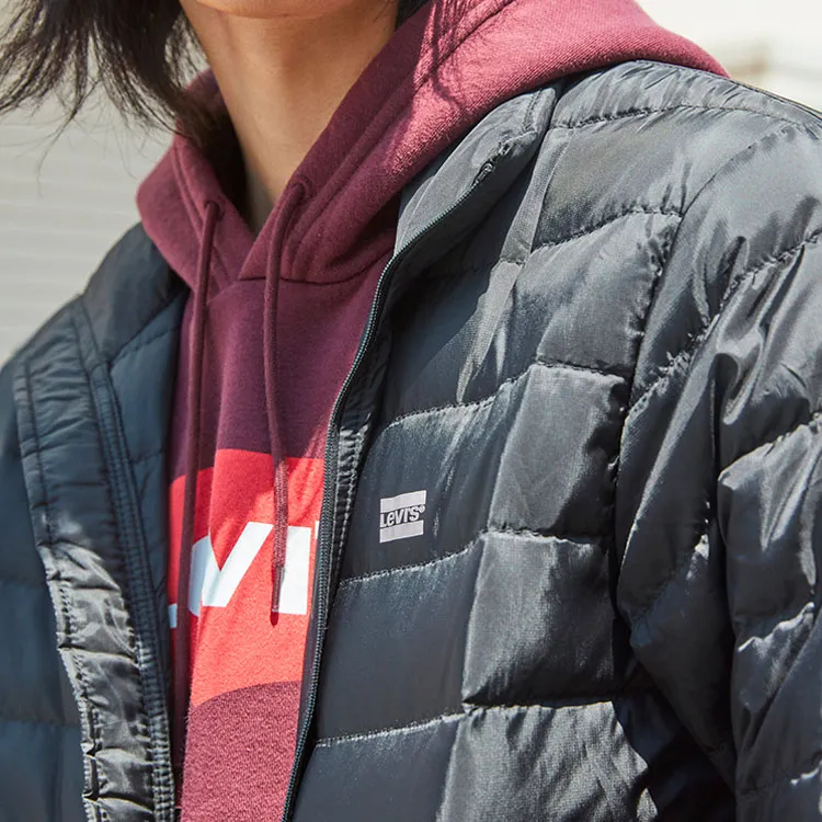 Levis Down Jackets Men Black-3