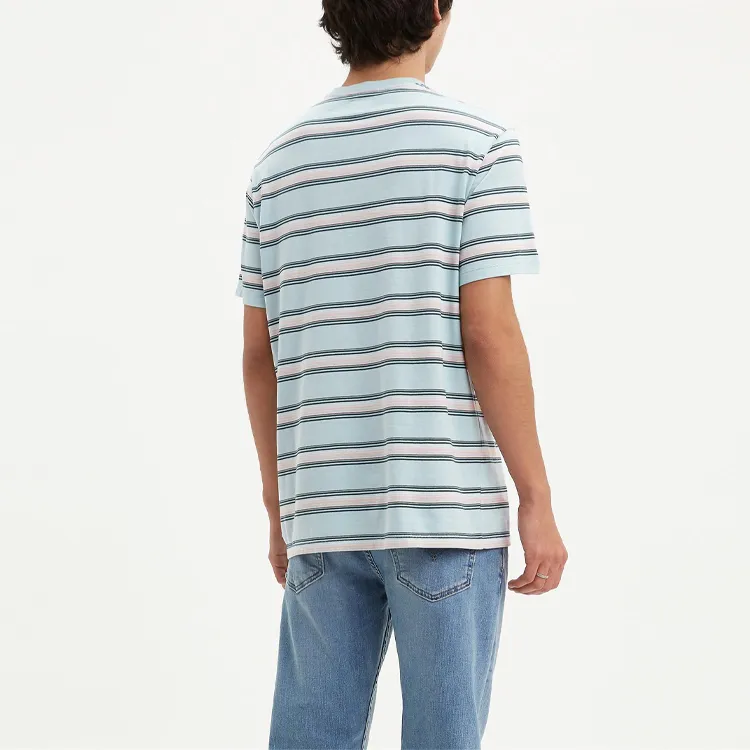 Levis T Shirts Men Blue-3