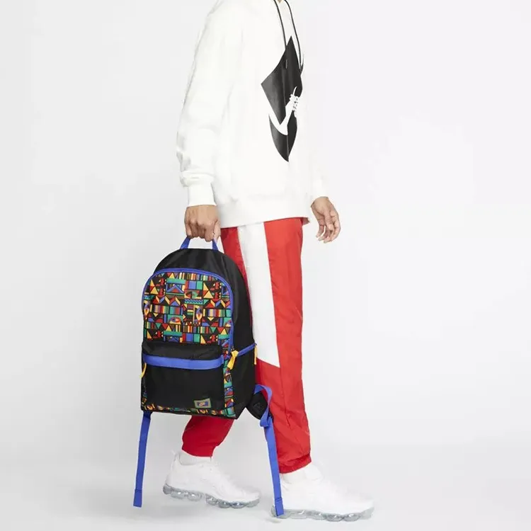 Nike Heritage Polyester Backpack Unisex Black-2