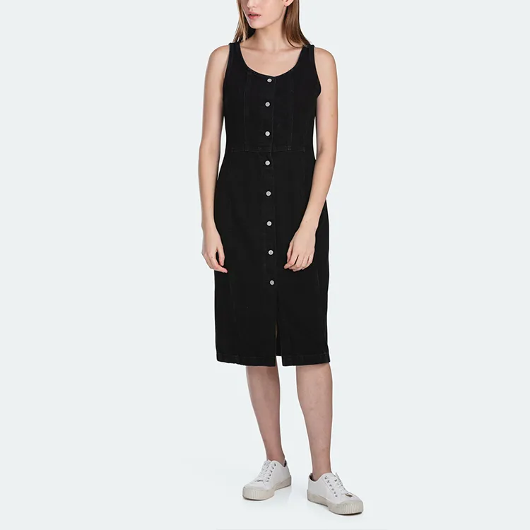 Levis Sleeveless Dresses Women's Black-2