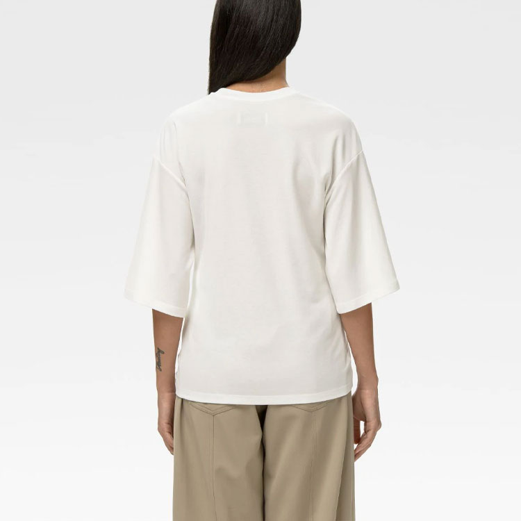 Tシャツ・カットソー AMBUSH Woman T-Shirt White BWAA043S23JER001 0110 Ambush Tシャツ - 白 - ホワイト | BWAA040S23JER0010110