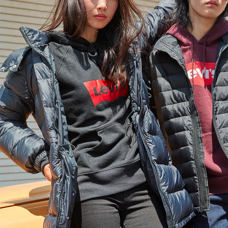 Levis Down Jackets Men Black-5