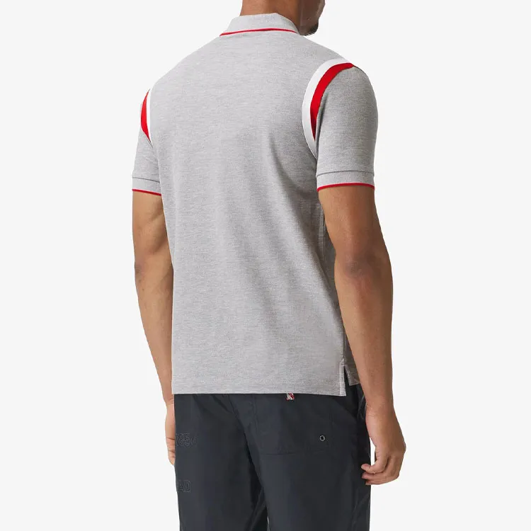 Burberry Polo Shirts Men Gray-3