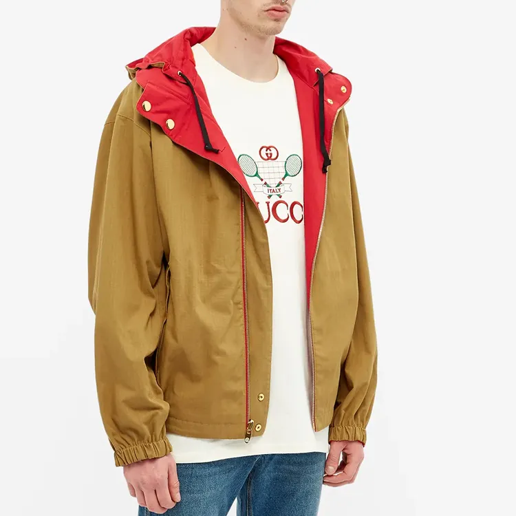 GUCCI Jackets Men Red-3