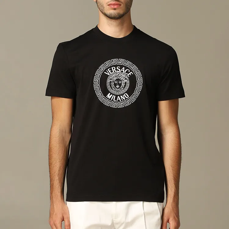 VERSACE T Shirts Men Black-3