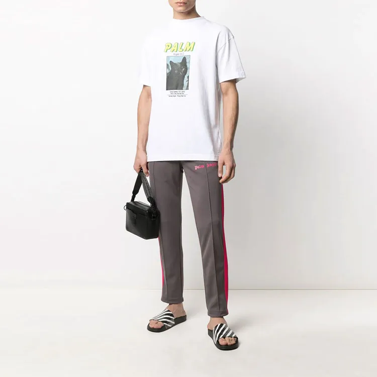 PALM ANGELS Black Cat Tee-2