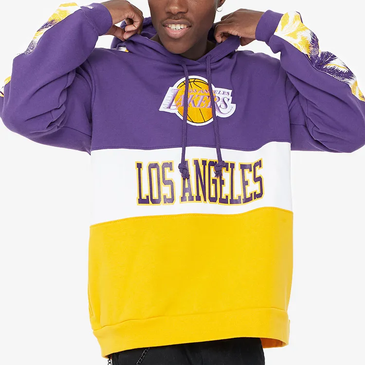 Mitchell Ness Sweatshirts Unisex Purple-4