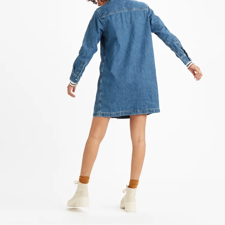Levis Shirts Women's Denim Blue-3