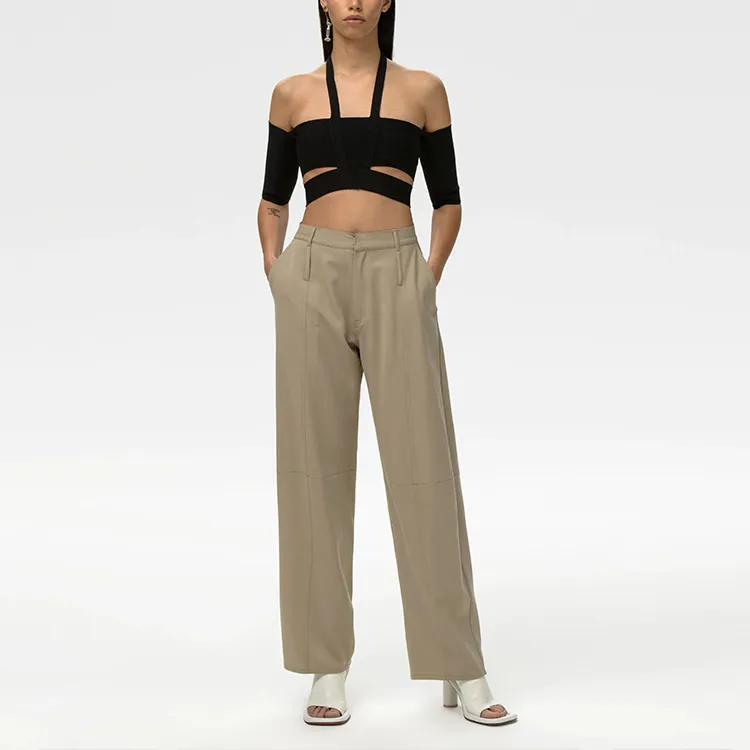 AMBUSH Off Shoulder Knit Top 'Black'-6